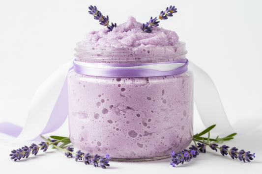 lavender foaming sugar scrub