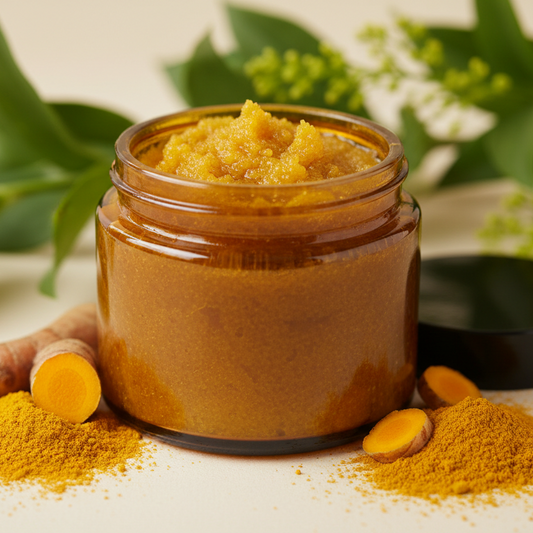 turmeric sugar scrub